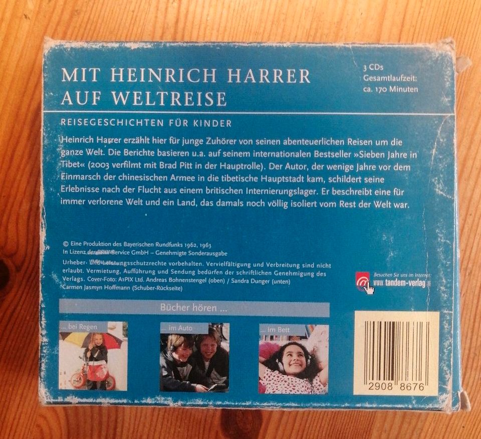 Mit Heinrich Harrer auf Weltreise Geschichten für Kinder CD in Wehringen