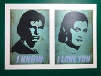 Star Wars: I LOVE YOU, I KNOW, Vintage Druck auf Spezl-Papier Stuttgart - Vaihingen Vorschau