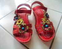GRACOSY Sandalen rot bunt mit Blumen Gr. 37 ULTRALEICHT NEU!! Baden-Württemberg - Ebhausen Vorschau