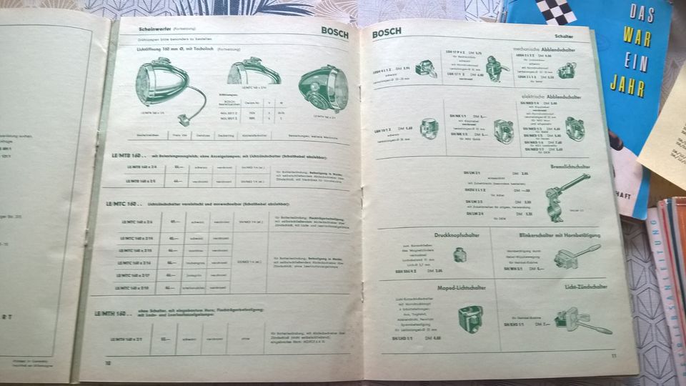 Oldtimer Diverse Betriebsanleitungen und Ersatzteillisten selten in Brüggen