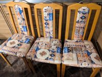 3 x Holzstühle mehrfarbig Rheinland-Pfalz - Worms Vorschau