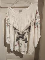 Crinkle Tunika mit Schmetterlingsdruck Gr.42 Essen-West - Holsterhausen Vorschau