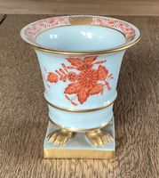 Vase Herend Gold Porzellan Vase Rot Blatt Blume antik Bayern - Bad Abbach Vorschau