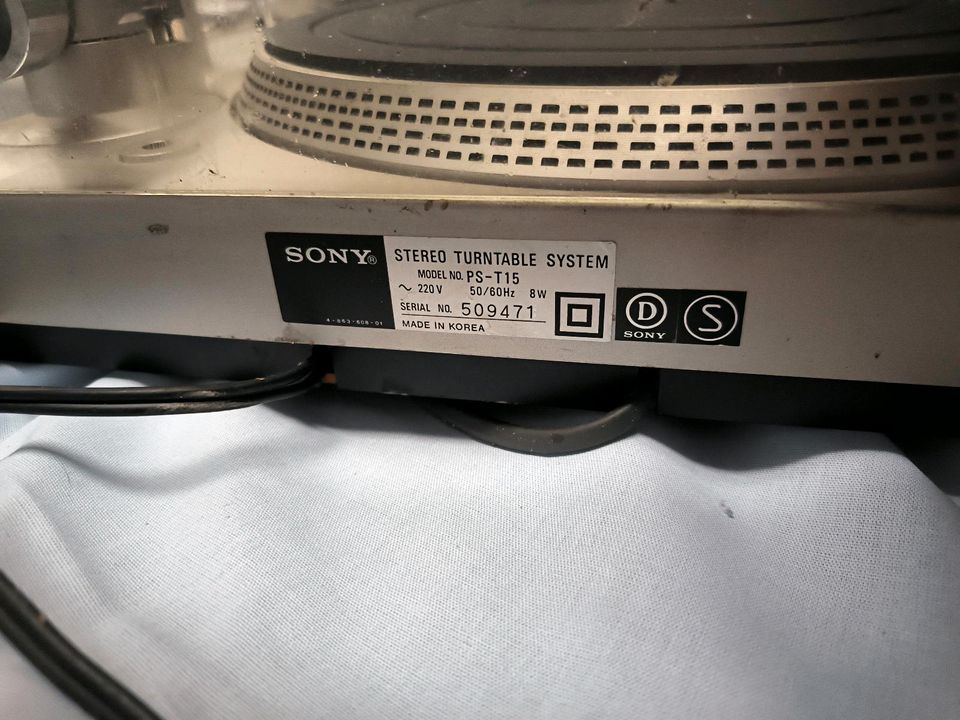 Plattenspieler Sony PS-T15 Stereo Turntable /212 in Berlin