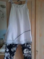 Tredy Shirt ärmellos 42 TOP weiß silber, Netzeinsätze L-XL Nordrhein-Westfalen - Hürth Vorschau