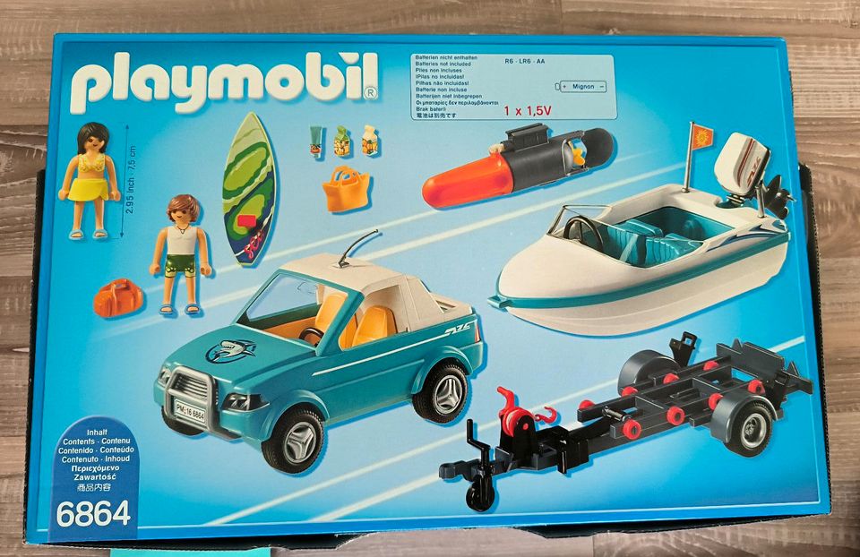 Playmobil SummerFun 6864 Surfer-Pickup mit Speedboat in Herford