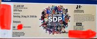 1 x SDP Ticket (Hardcover) - Samstag, 24.08.24 in Hannover Bremen - Neustadt Vorschau