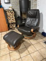 Relax-Sessel mit Hocker Leder Braun Marke Himolla Hessen - Maintal Vorschau