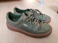 Sneaker Plateau Puma olivegrün Bayern - Oberrieden Vorschau