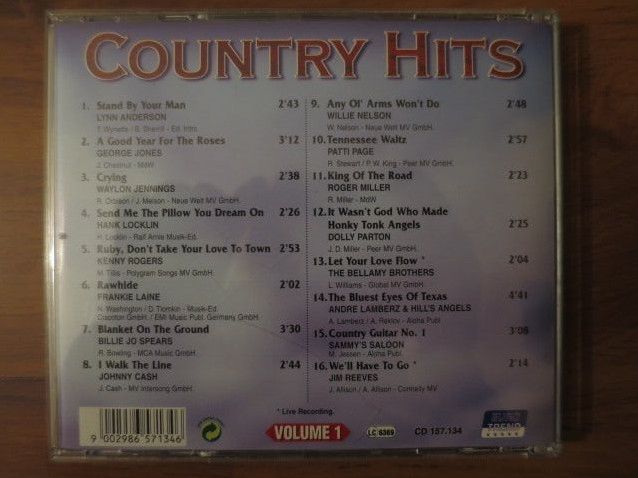 CDs: 5 Sampler Country Hits, je in Berlin