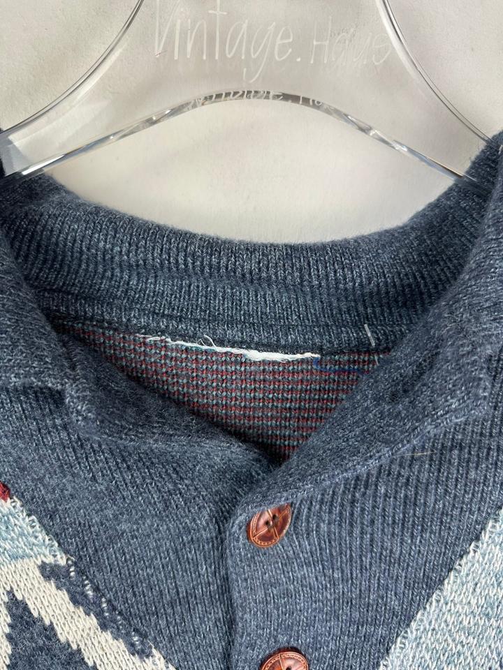 Vintage Half-Zip Sweater - Retro Pullover - Oldschool -90s- Gr. L in Neuenhaus