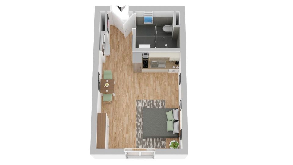 Hochwertiges Mini-Appartement in Neubaukomplex zu vermieten! in Bramsche