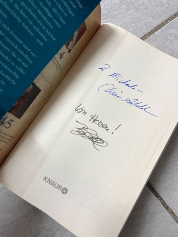 Diana Gabaldon Outlander Autogramm Widmung Feuer und Stein TB in Kerpen