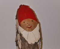 Weihnachtsmann aus Holzstamm/ Holz-Nikolaus/ Birkenstamm H=65cm Nordrhein-Westfalen - Lügde Vorschau