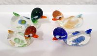 Kleine Glas-Figuren / Glas Entchen / Enten - bunte Köpfe Nordrhein-Westfalen - Velbert Vorschau