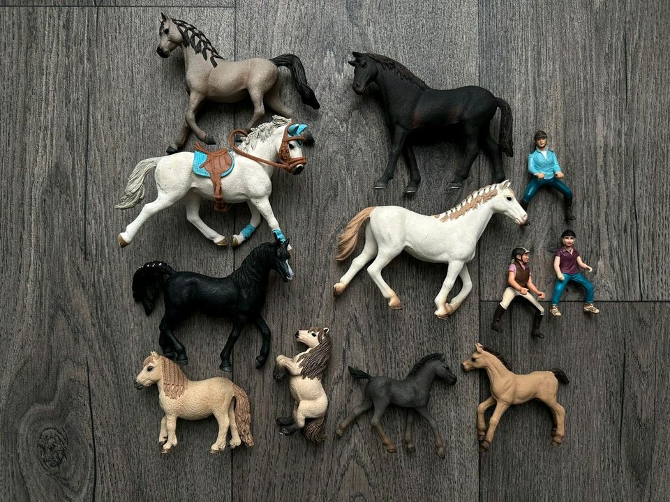 Schleich/Playmobil Ställe, Pferde, Zubehör in Leipzig