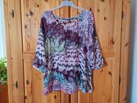 Street One Tunika Bluse Shirt bunt weinrot EU 42 Hessen - Wölfersheim Vorschau