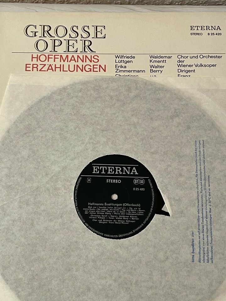 Konvolut ETERNA DDR Vinyl Schallplatten Große Oper Klassik 6 Stk. in Berlin