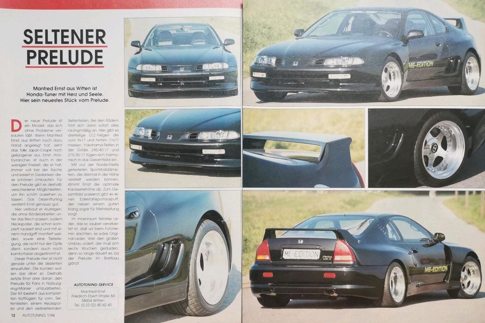 Honda Prelude BB3 Reklame Berichte 2,0 2,2 Vtec 2,3 Tuning in Hanau