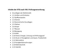 Nachhilfe NTG Industriemeister technische und naturwissen Gesetze Berlin - Charlottenburg Vorschau