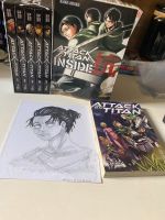 Attack on titan 1-6 + Inside + Zeichnung Manga anime AOT Dokomi Nordrhein-Westfalen - Mönchengladbach Vorschau