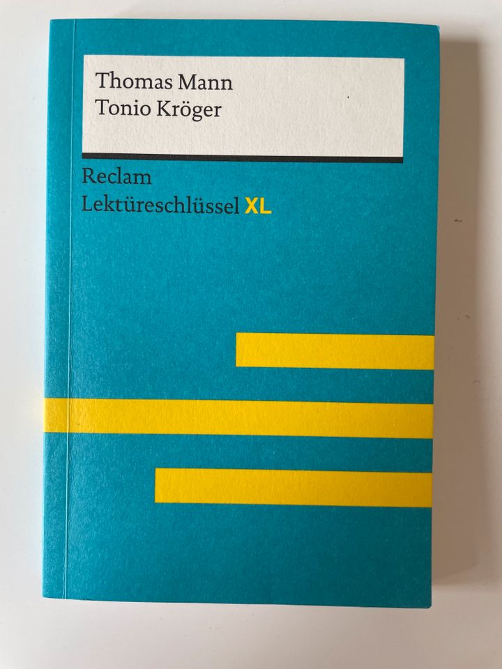 Tonia Kröger - Thomas Mann - Reclam LektüreschlüsselXL in Wernigerode