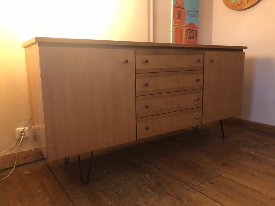 Sideboard Kommode vintage Mid Century 60er 70er Lowboard in Mainbernheim