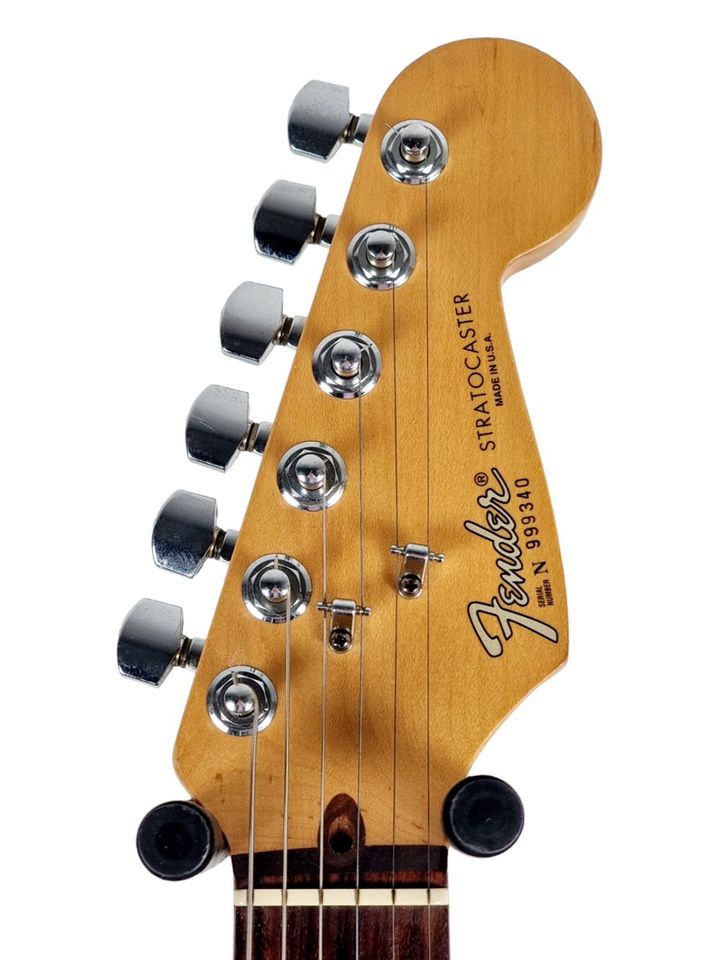 1999 Fender American Standard Stratocaster RW Schwarz Made in USA in Linsengericht