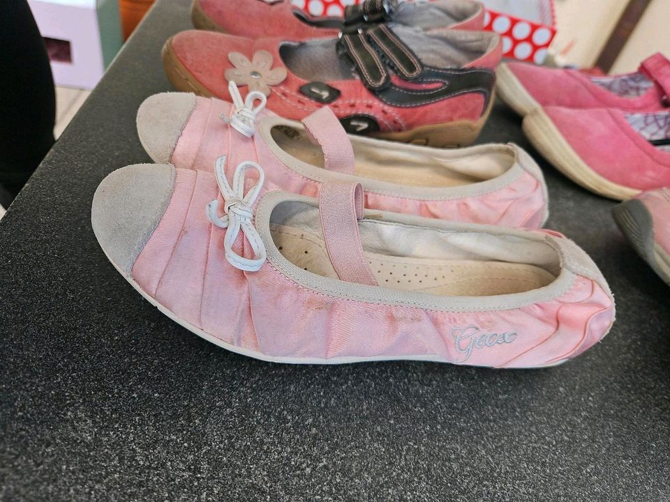 Ballerinas Halbschuhe Sneaker Gr 34 Geox neuwertig Pio Klettversc in Gräfendorf