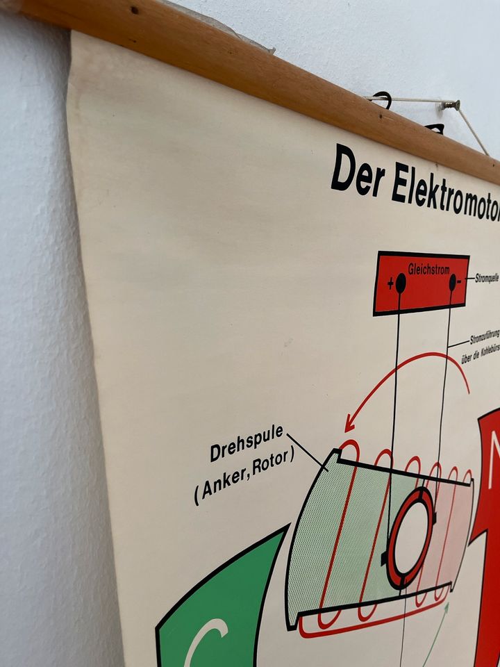 Der Elektromotor Physik Stockmann Lehrmittel 1973 in München