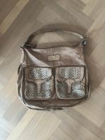 Liebeskind Leder-Handtasche Shopper beige/braun mit Nieten Nordrhein-Westfalen - Jülich Vorschau