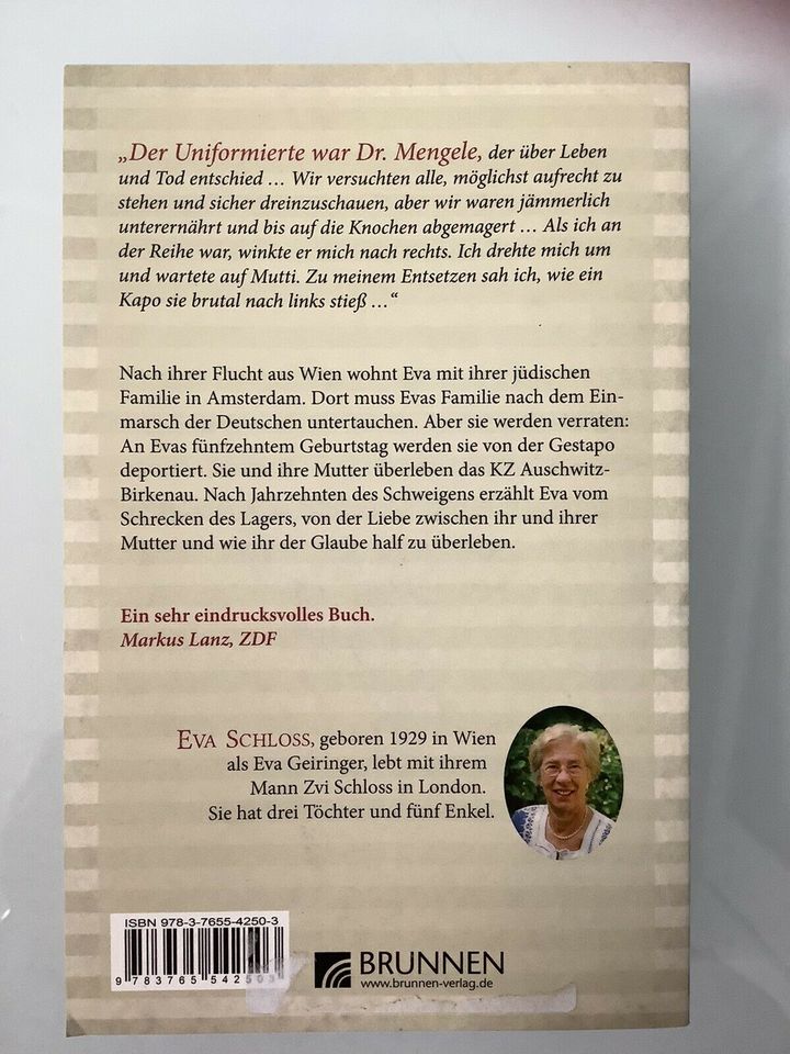 Eva s Geschichte Anne Franks Stiefschwester und Überlebende.... in Gechingen