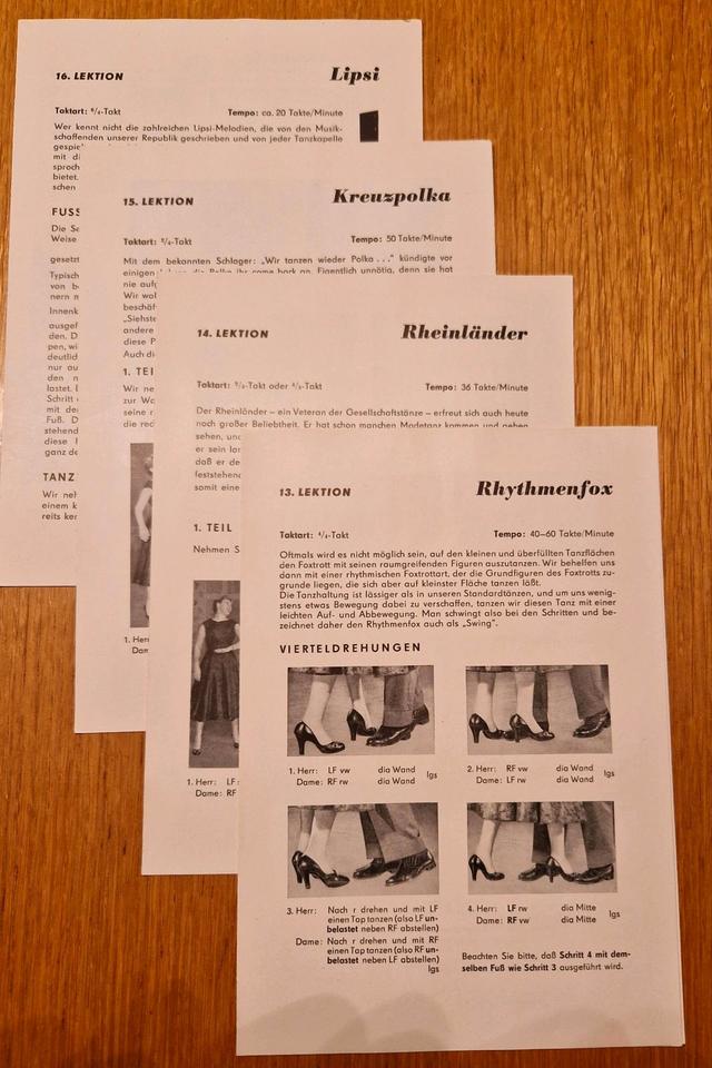 Tanzen möchte ich - Tanzanleitung (1958) Elfriede und Werner Graf in Kesselsdorf