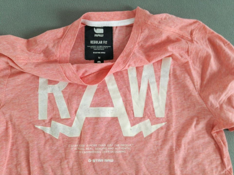 G-Star RAW Herren T-Shirt Gr.M lachs in Güglingen