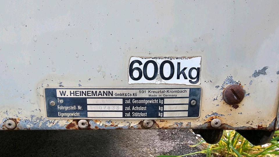 600kg Anhänger in Germering