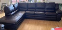 Sofa/ Couch + Sessel, braun, Echtleder, sehr guter Zustand Baden-Württemberg - Mannheim Vorschau