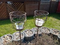 Zwei Gartenstecker mit Teelichtglas - NEU Niedersachsen - Wolfsburg Vorschau