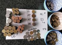 4,5 kg alte Münzen Deutsche Mark, Lire, Franc, Pesetas...  Selten Wuppertal - Vohwinkel Vorschau