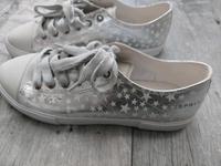 Esprit Schuhe Gr. 40 silber Sterne Bayern - Augsburg Vorschau