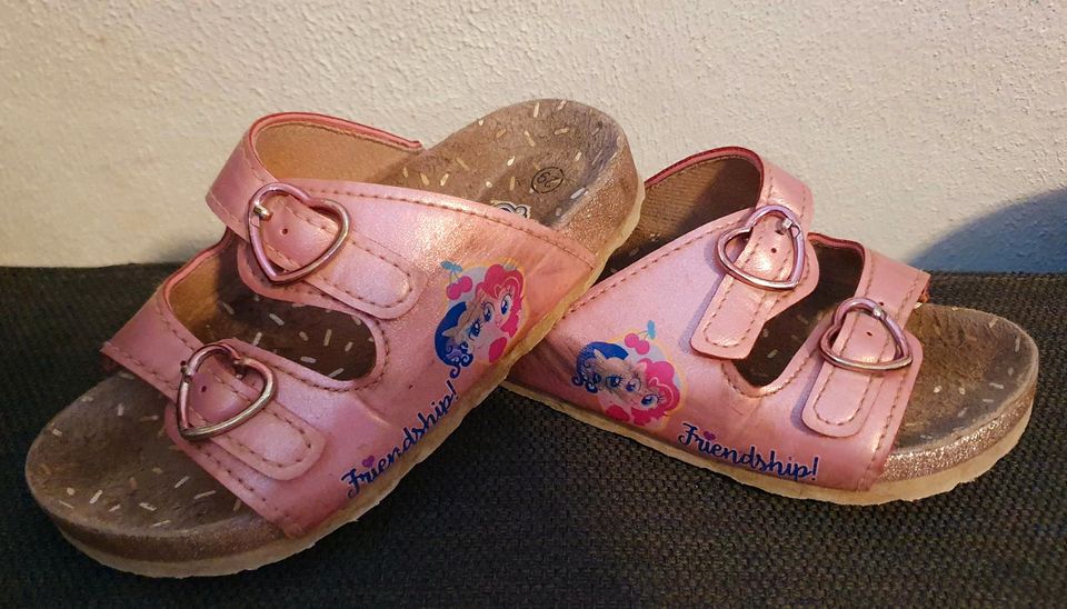 Pony Latschen Flip flop Bade SANDALEN Schuhe Hausschuhe Clogs 29 in Alsenz