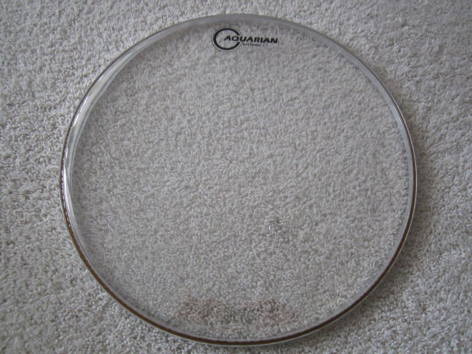 Aquarian Response 2 Clear Drum Fell 15 Zoll fast NEU! in Frankfurt am Main