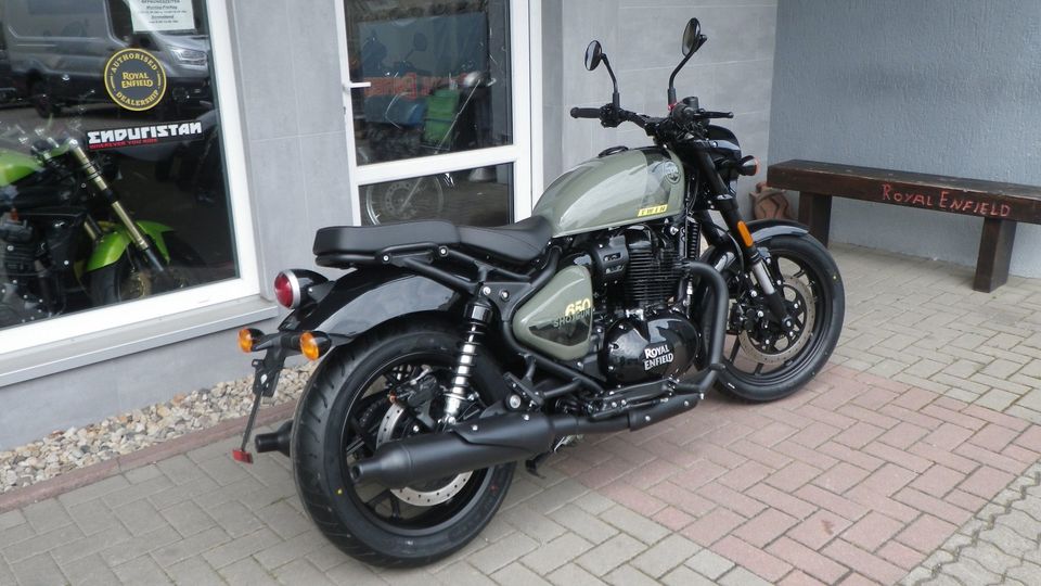 Royal Enfield Shotgun 650 Mod.Green Dril 2024 sofort verfügbar in Hasselfelde