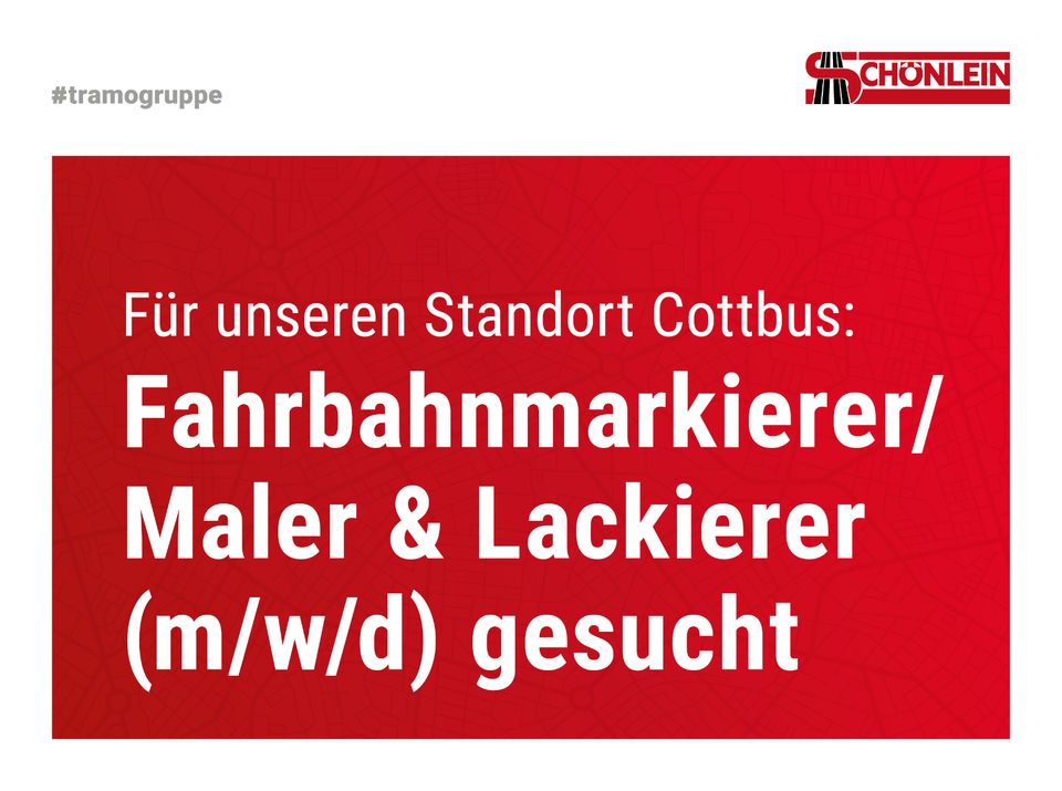 Fahrbahnmarkierer / Maler und Lackierer (m/w/d) gesucht in Kolkwitz
