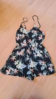 H & M Sommer Blumen Jumpsuit Gr. 34 XS oder 146/152 schwarz Baden-Württemberg - Aglasterhausen Vorschau
