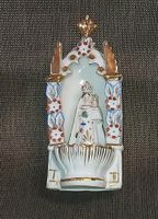 Antikes Weihwassergefäß Hausaltar Porzellan Jungfrau Maria m.Kind Baden-Württemberg - Freiburg im Breisgau Vorschau