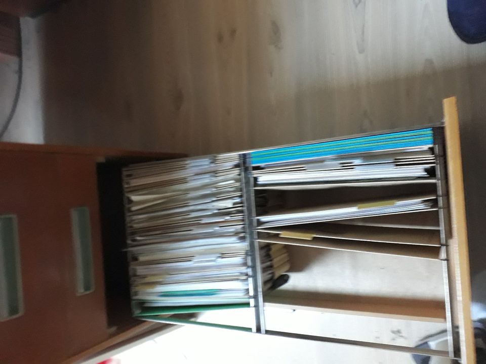 Schreibtisch Bürotisch Aktenschrank antik Jugendstil in Miltenberg