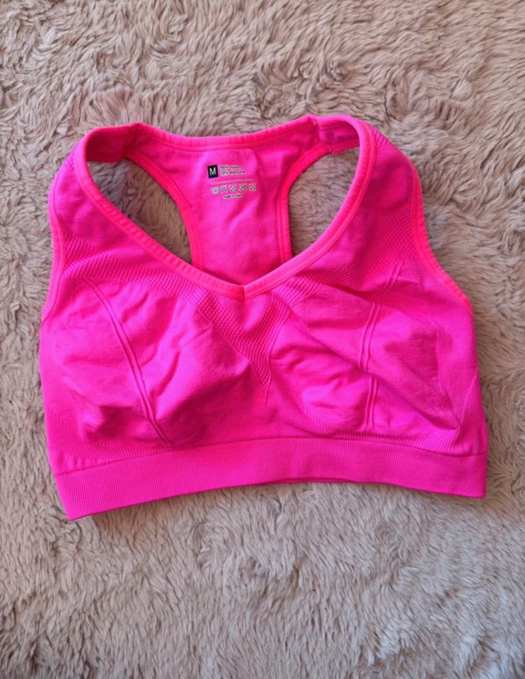 Shein Sport Bh Neonpink Gr M in Konken