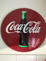 Coca-Cola Bottle Blechschild 60 cm Durchmesser ca. Stuttgart - Plieningen Vorschau