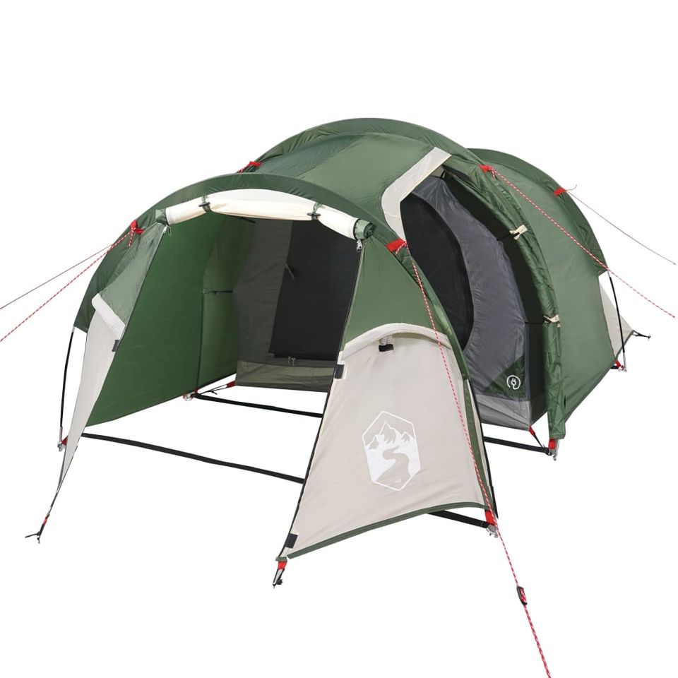 Campingzelt 4 Personen Grün 360x140x105 cm 185T Taft Zelt in Bad Kissingen