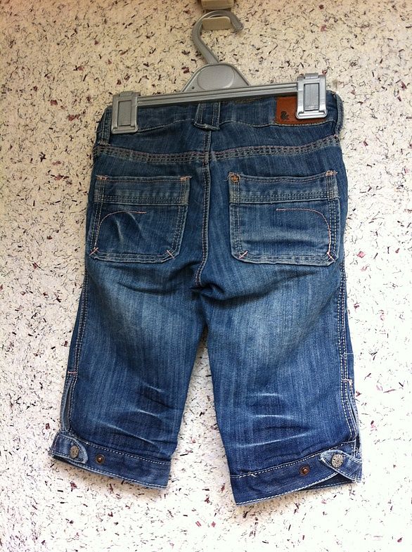 H&M blaue Caprihose Mädchen Jeans Hose Bermudas Gr. 116 in Hesedorf 